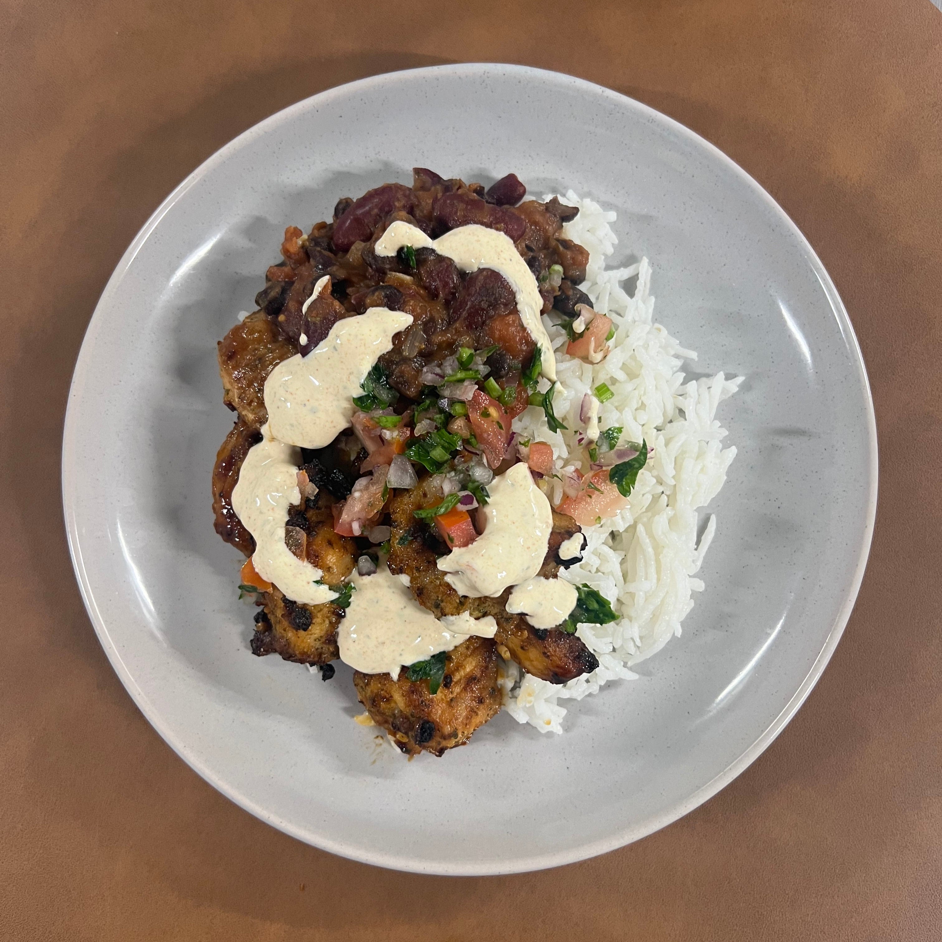 Chicken Burrito Bowl with Lime Chipotle Sauce ATHLETES NUTRITION