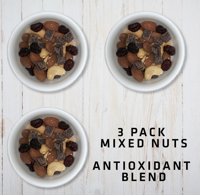 3 Pack Mixed Nuts Antioxidant Blend