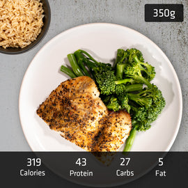 Lemon Pepper Barramundi with Brown Rice & Vegetables - 0