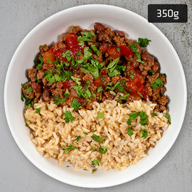 Beef Taco Bowl with Brown Rice