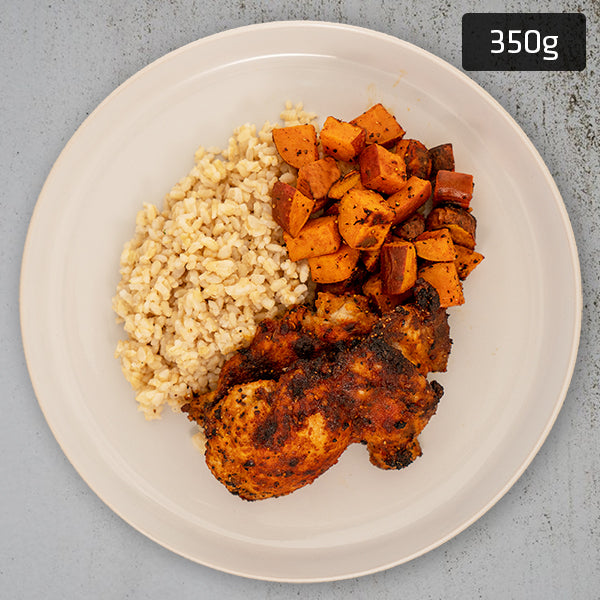 Portuguese Chicken with Sweet Potato & Brown Rice