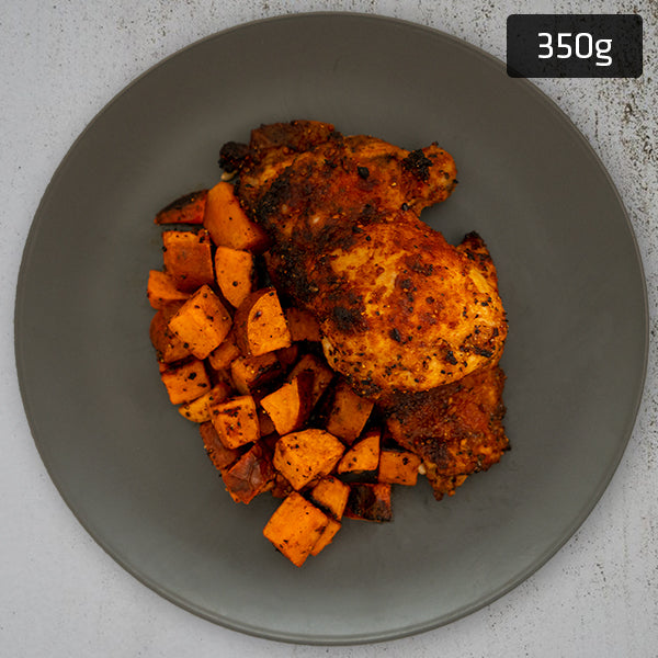 Portuguese Chicken with Roast Sweet Potato
