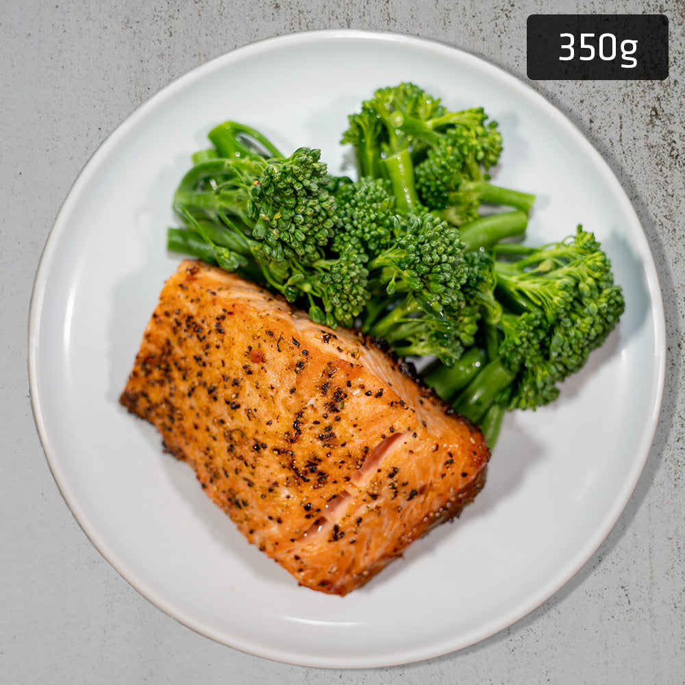 Salmon with Steamed Vegetables