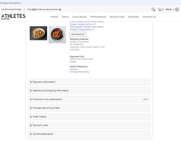 How to Manage & Update your Subscription UPDATED