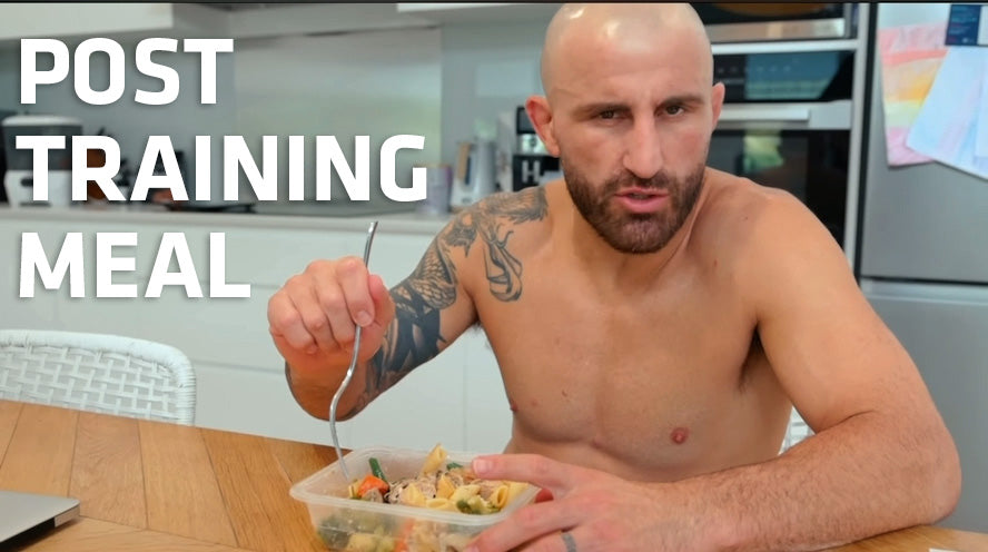 Alex Volkanovski UFC Featherweight Champ fueling fight camp with Athletes Nutrition Meals