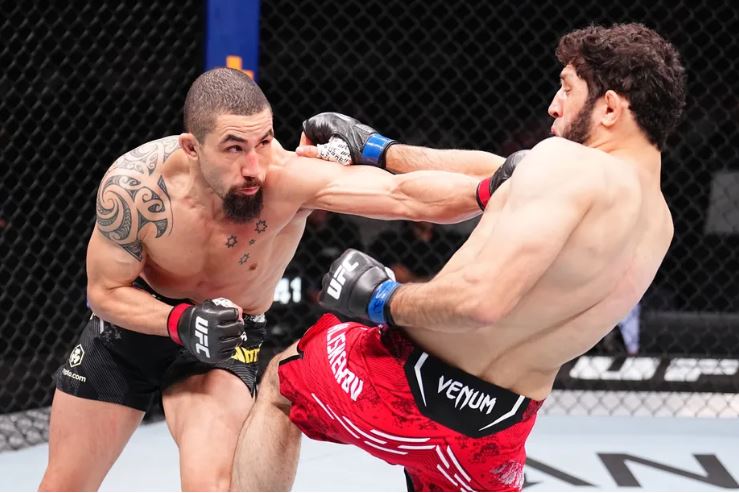 Robert Whittaker Defeats Ikram Aliskerov UFC Fight Night Saudi Arabia