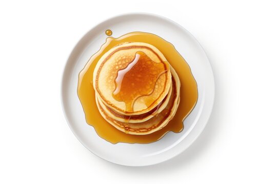 Protein Pancakes with Maple Syrup