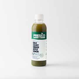 Cold Pressed Juice - Kale, Celery, Ginger, Apple, Lemon