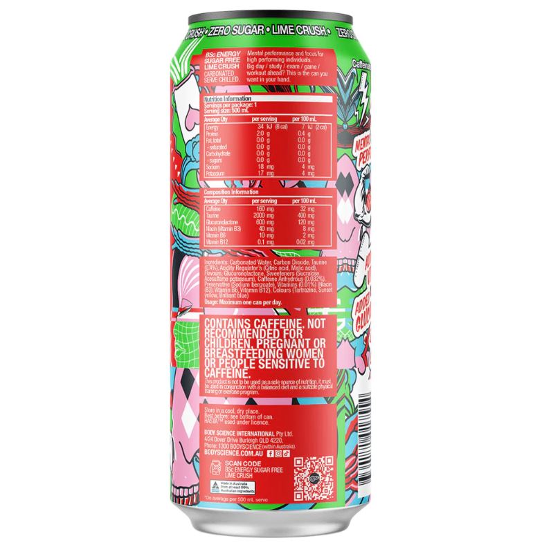 BSC Energy Drink- Lime Crush