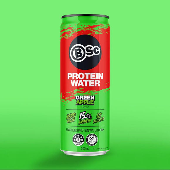 BSC Protein Water Green Apple ATHLETES NUTRITION