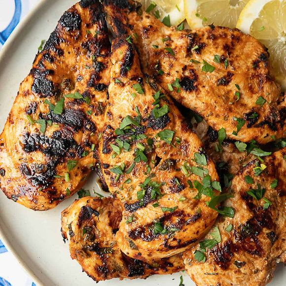 Grilled Lebanese Chicken with Roast Potato & Garlic Sauce