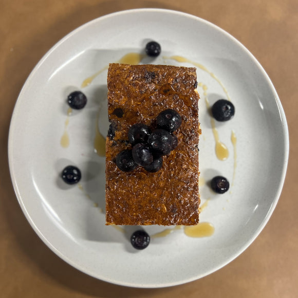 Blueberry Choc Protein Oat Slice