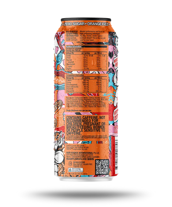 BSC Energy Drink- Orange Fizz