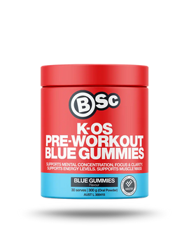 K-OS Pre-Workout Blue Gummies 300g - HASTA CERTIFIED