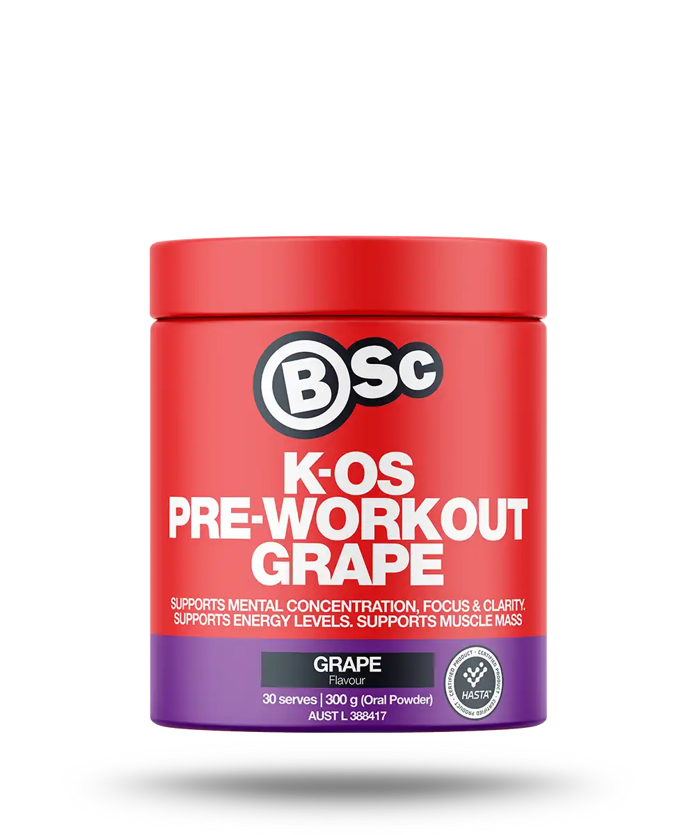 K-OS Pre-Workout Grape 300g - HASTA CERTIFIED