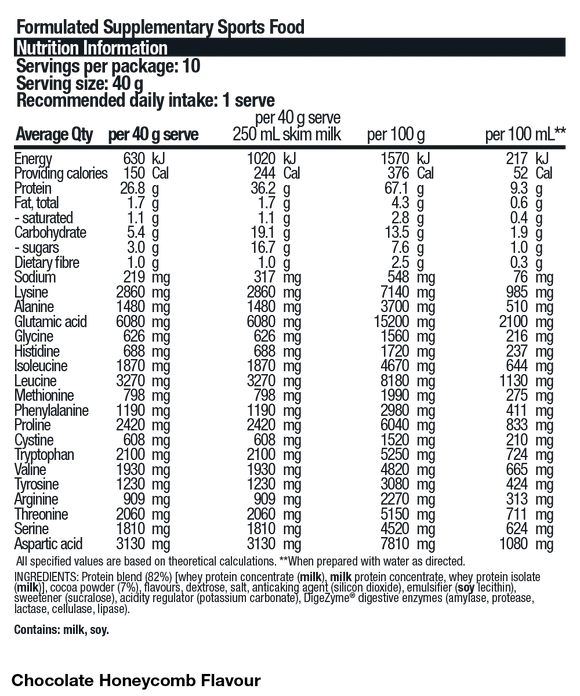 BSc x Violet Crumble Protein Powder - 400g