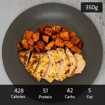 Lemon Pepper Chicken Breast with Roast Sweet Potato - 0