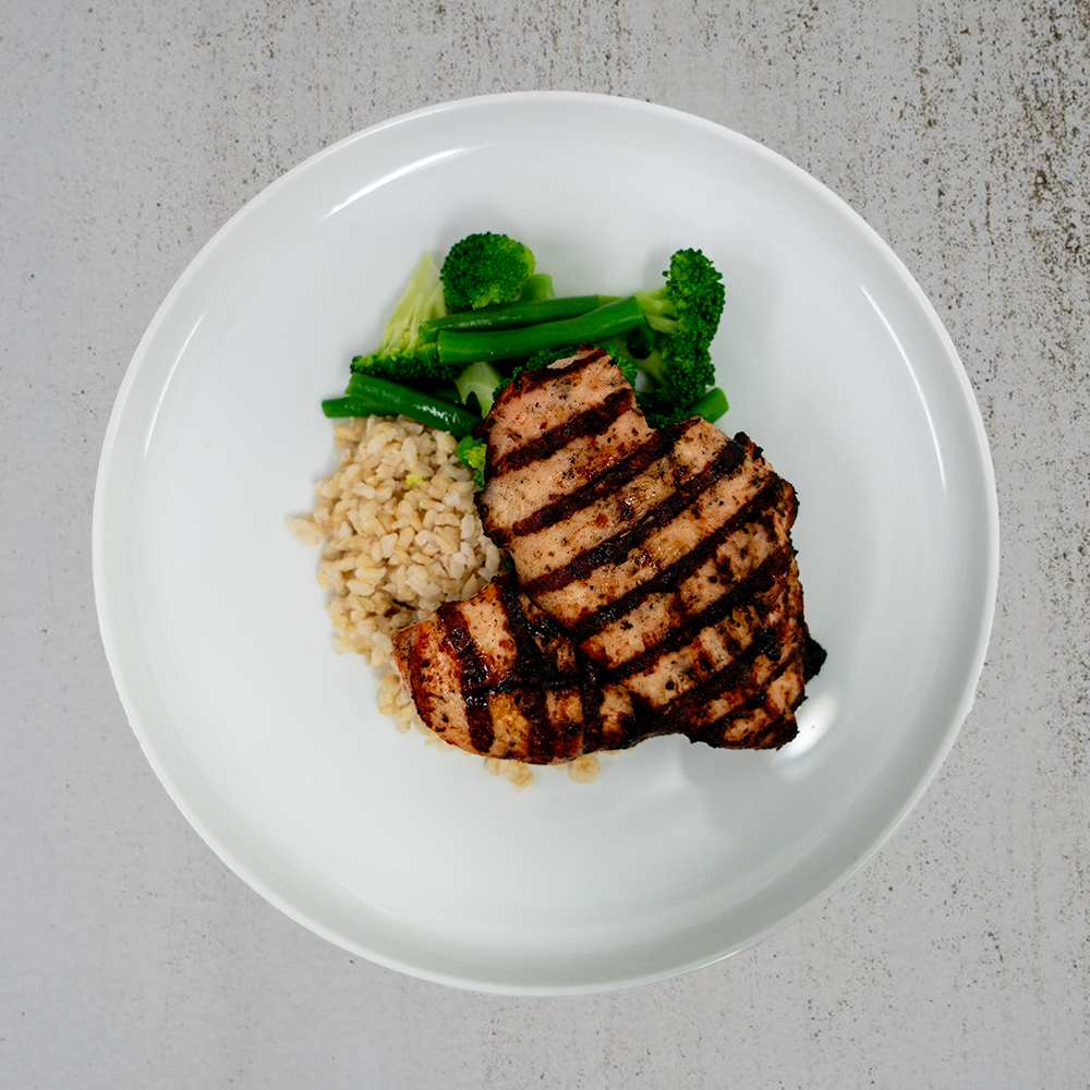Grilled Chicken Breast with Brown Rice & Vegetables
