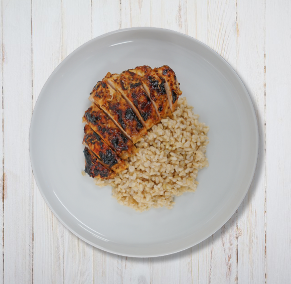 Honey Mustard Chicken Breast with Brown Rice ATHLETES NUTRITION