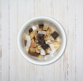 Mixed Nuts Banana Sundae