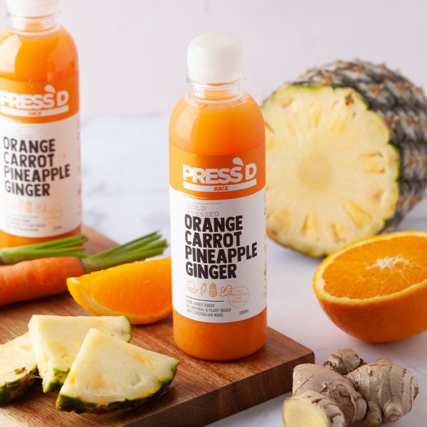 Cold Pressed Juice - Orange, Carrot, Pineapple & Ginger-2