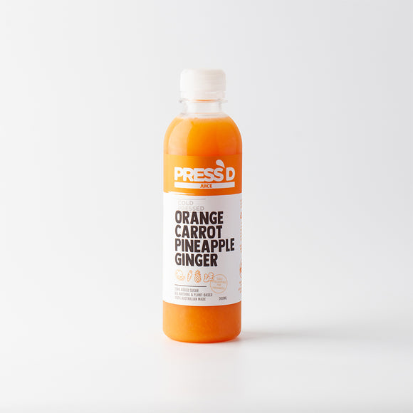 Cold Pressed Juice - Orange, Carrot, Pineapple & Ginger