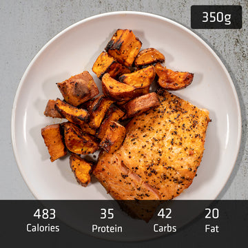 Salmon with Roast Sweet Potato - 0