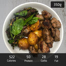 Souvlaki Lamb with Roast Potatoes, Kale Salad & Tzatziki Sauce-2