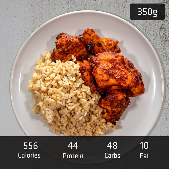 Tandoori Chicken with Brown Rice & Mint Yoghurt Sauce