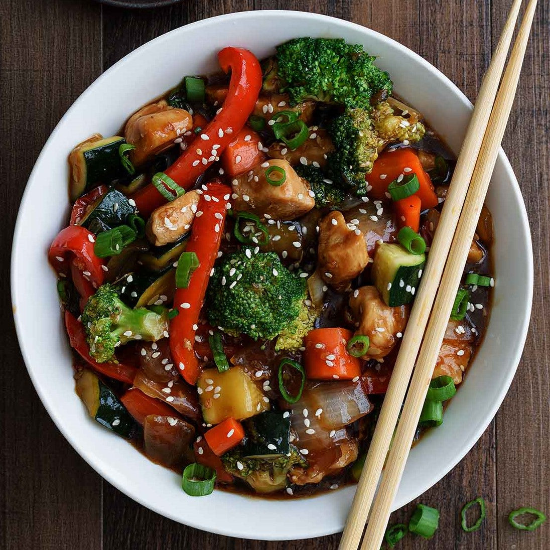 Teriyaki Chicken with Mixed Vegetables